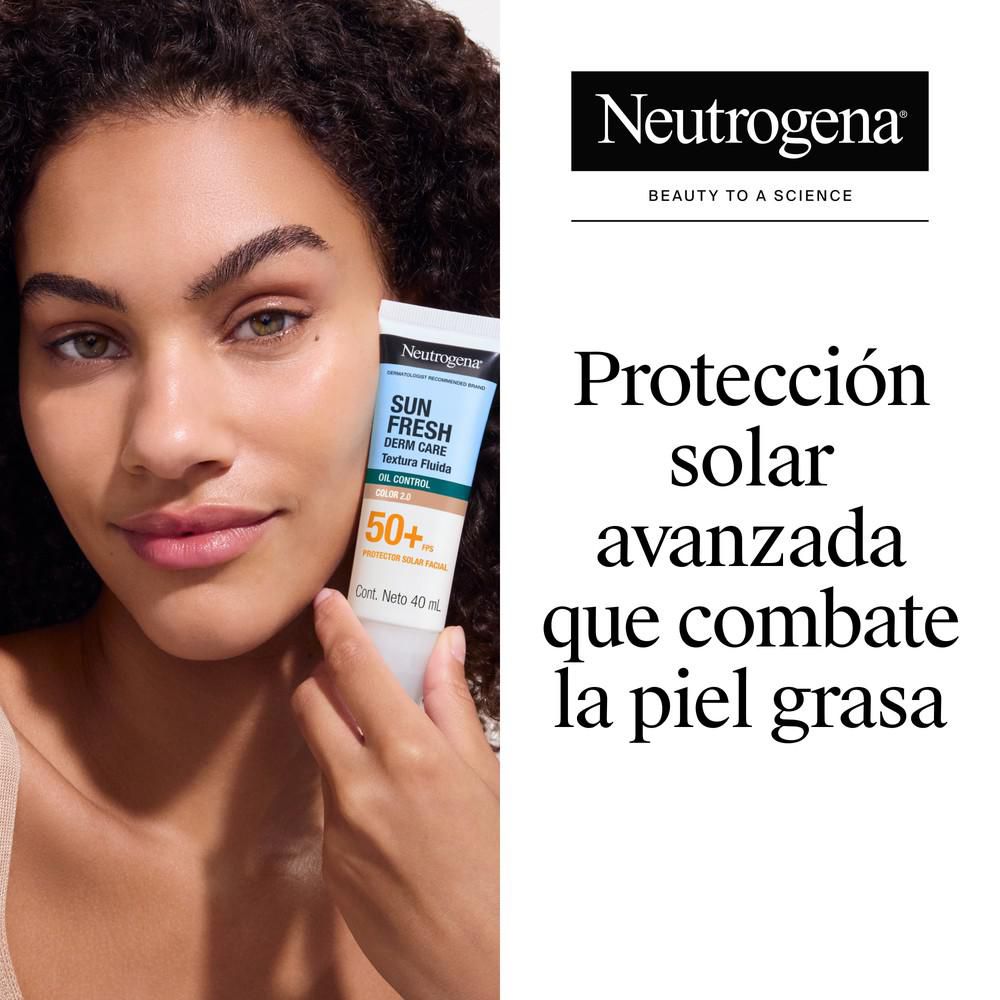 Protector solar NEUTROGENA sun fresh oil color 2.0 fps 50+ (40  ml) img #3