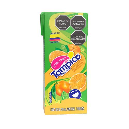 Refresco TAMPICO agua citrus punch naranja mand (200  ml)