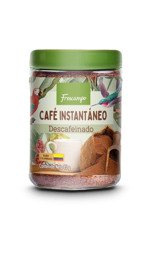 Café FRESCAMPO instantáneo descafeinado (85  gr)