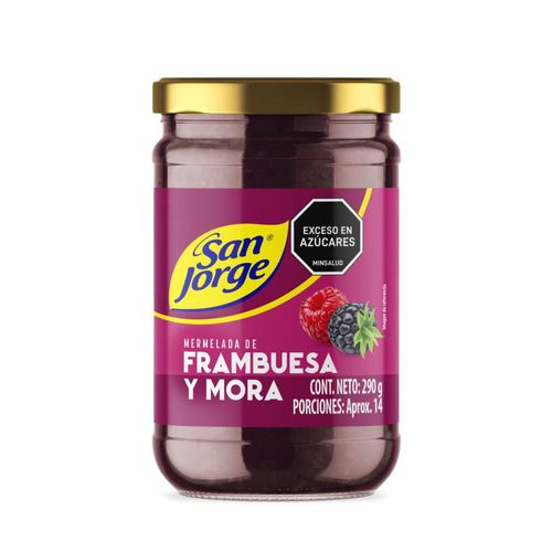 Mermelada SAN JORGE frambuesa mora (290  gr)