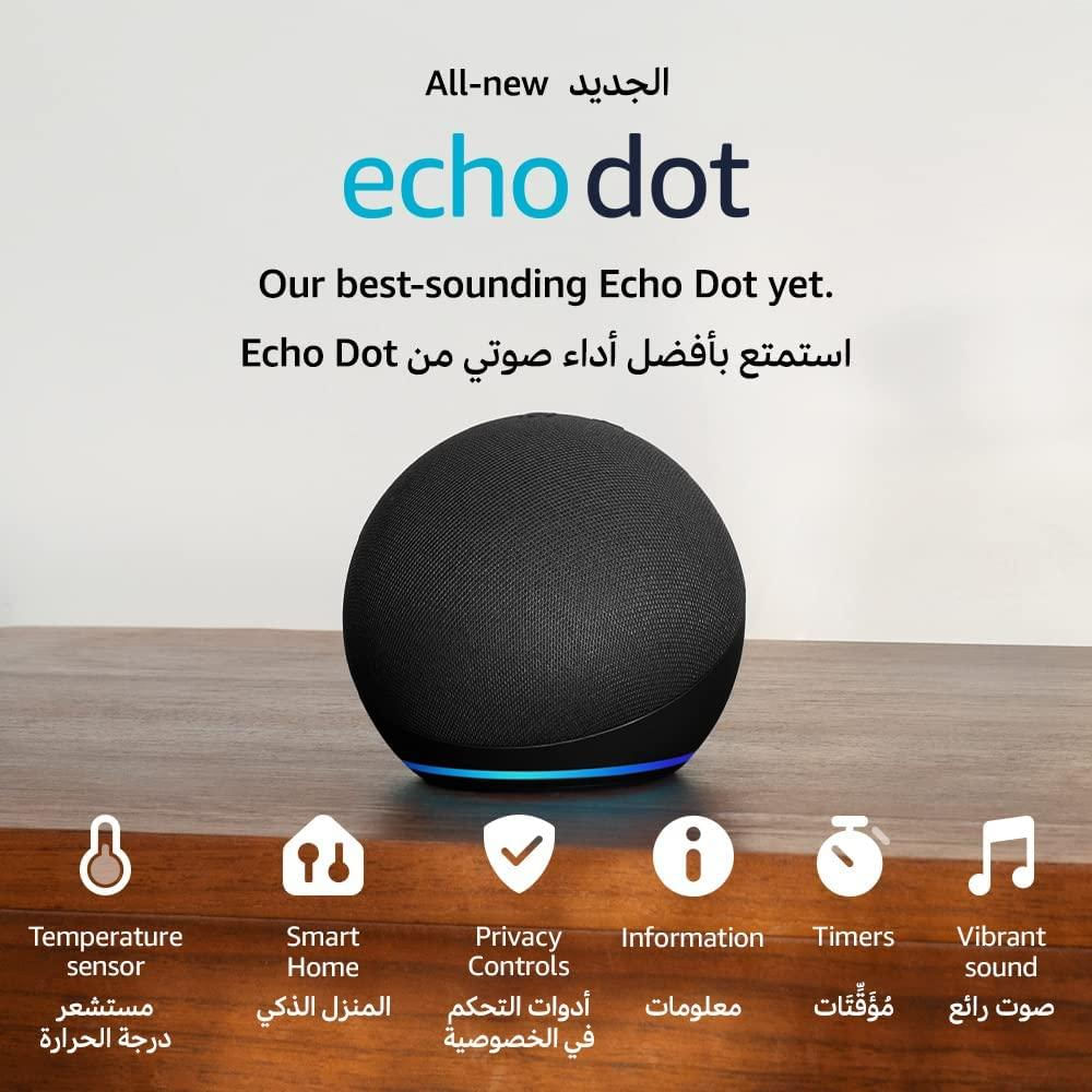 Amazon Alexa Asistente Virtual Echo Dot 5Ta Generación Negro img #3