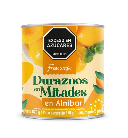 Duraznos FRESCAMPO en mitades (470  gr)