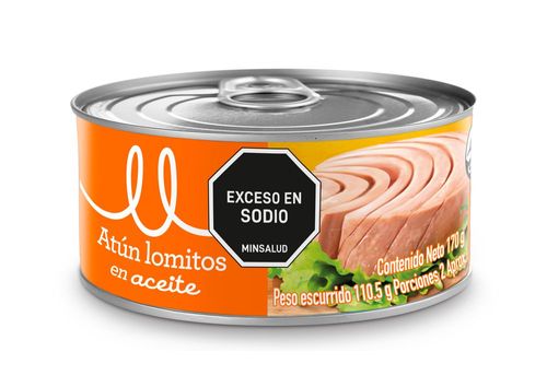Atún CARULLA lomitos en aceite (110.5  gr)