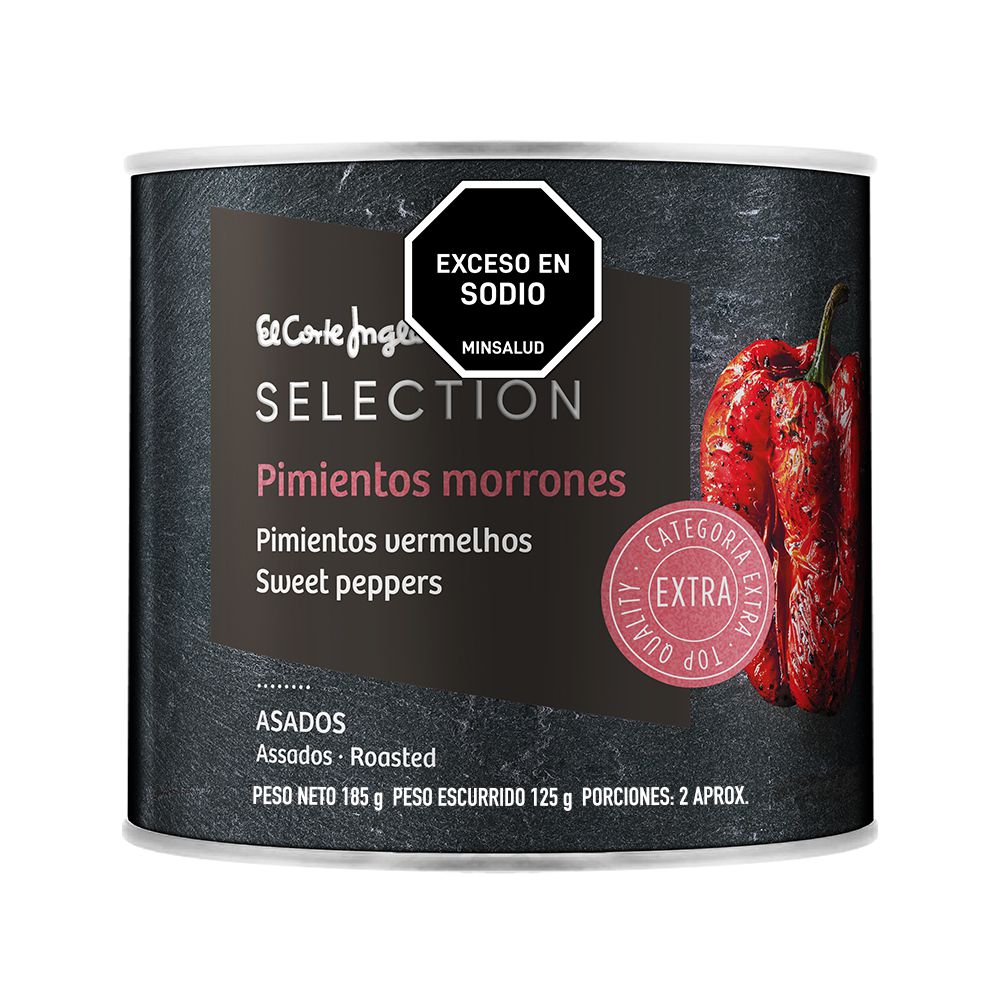 Pimientos EL CORTE INGLÉS MARCA EXCLUSIV morrones asados (125  gr) img #1