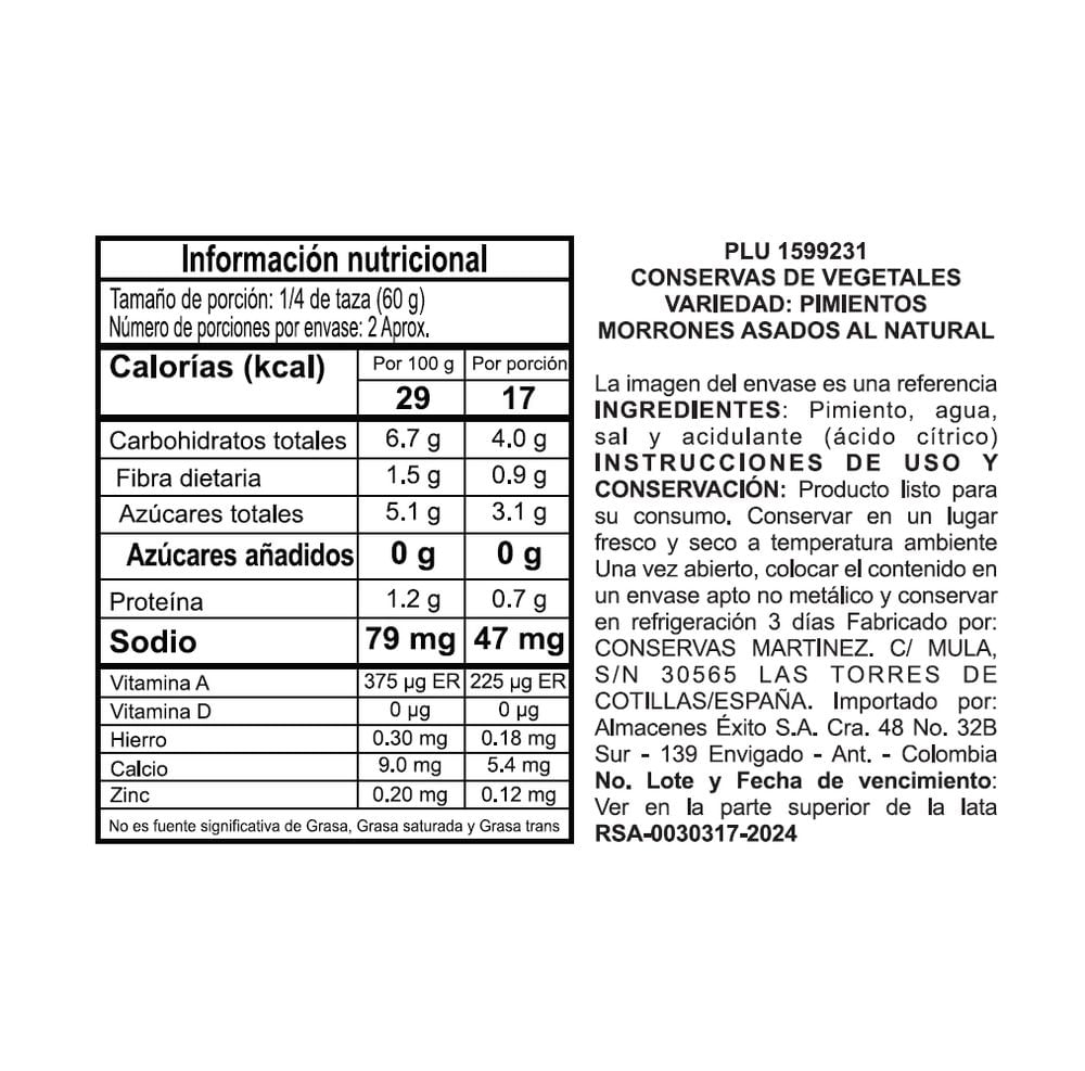 Pimientos EL CORTE INGLÉS MARCA EXCLUSIV morrones asados (125  gr) img #2