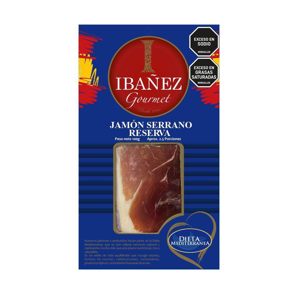 Jamón serrano CASA IBAÑEZ reserva (100  gr) img #1