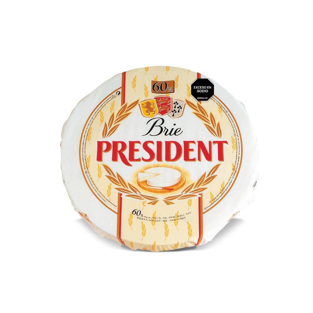 Queso PRESIDENT brie porcionado en tienda img #1