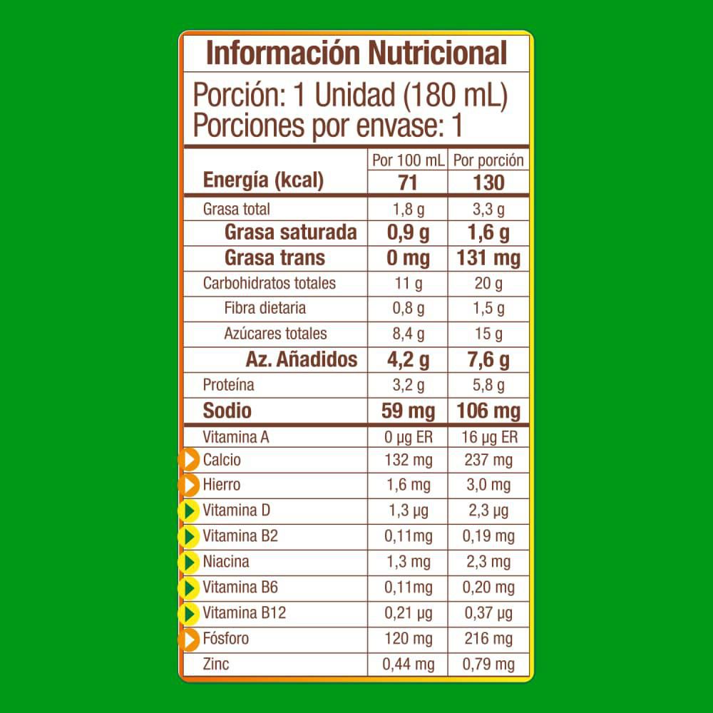 Leche malteada MILO en cajita (180  ml) img #4