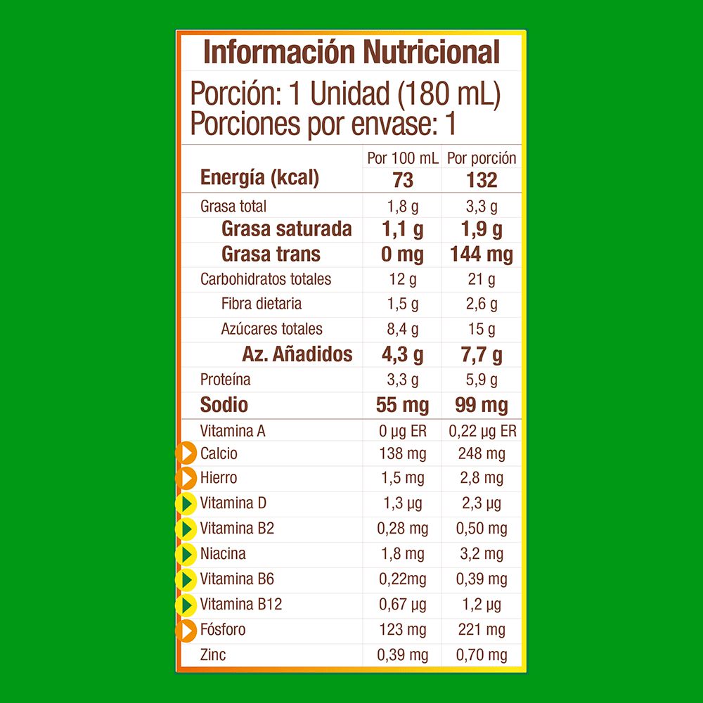 Leche malteada MILO en cajita (180  ml) img #7