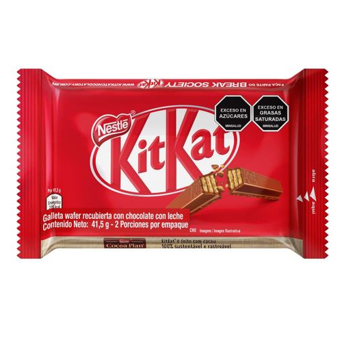 Galleta wafer KIT KAT cubierta con chocolate (41.5  gr)