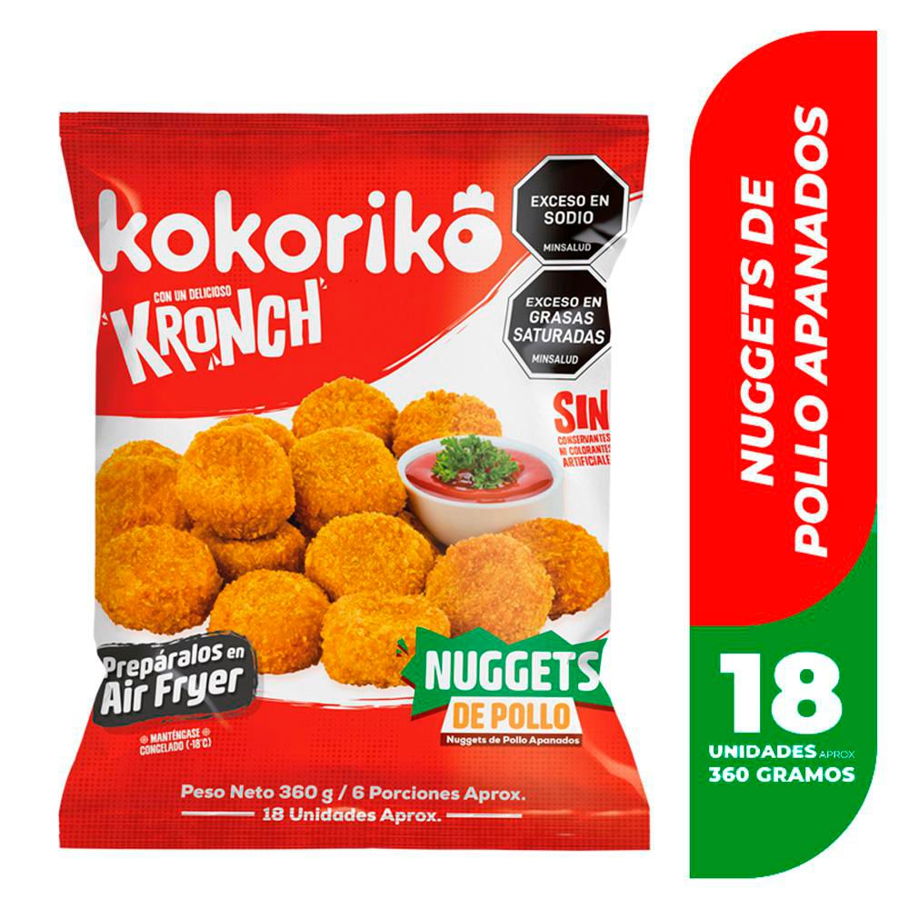 Nuggets de pollo KOKORIKO apanados (360  gr) img #1