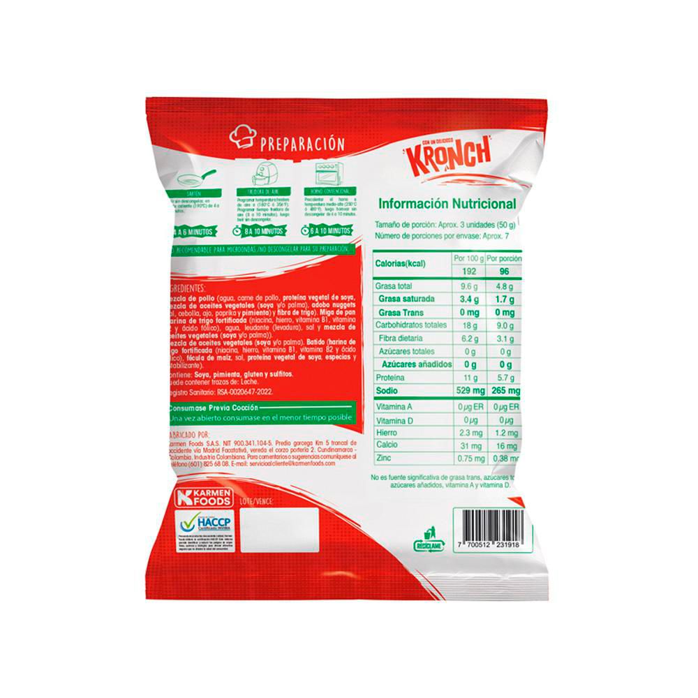 Nuggets de pollo KOKORIKO apanados (360  gr) img #3