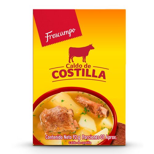 Caldo de costilla FRESCAMPO 8 cubos (92  gr)