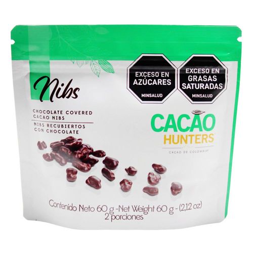 Chocolates CACAO HUNTERS recubiertos (60  gr)