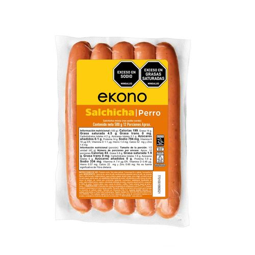 Salchicha EKONO perro (500  gr)