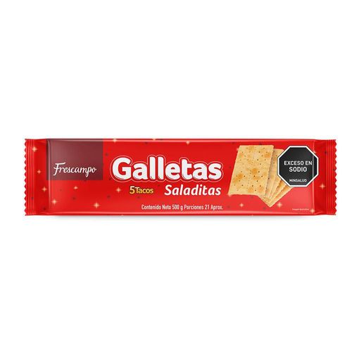 Galletas FRESCAMPO saladitas x5 tacos (500  gr)