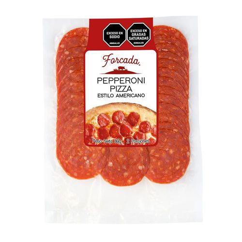 Pepperoni FORCADA VILASECA pizza estilo americano (80  gr)