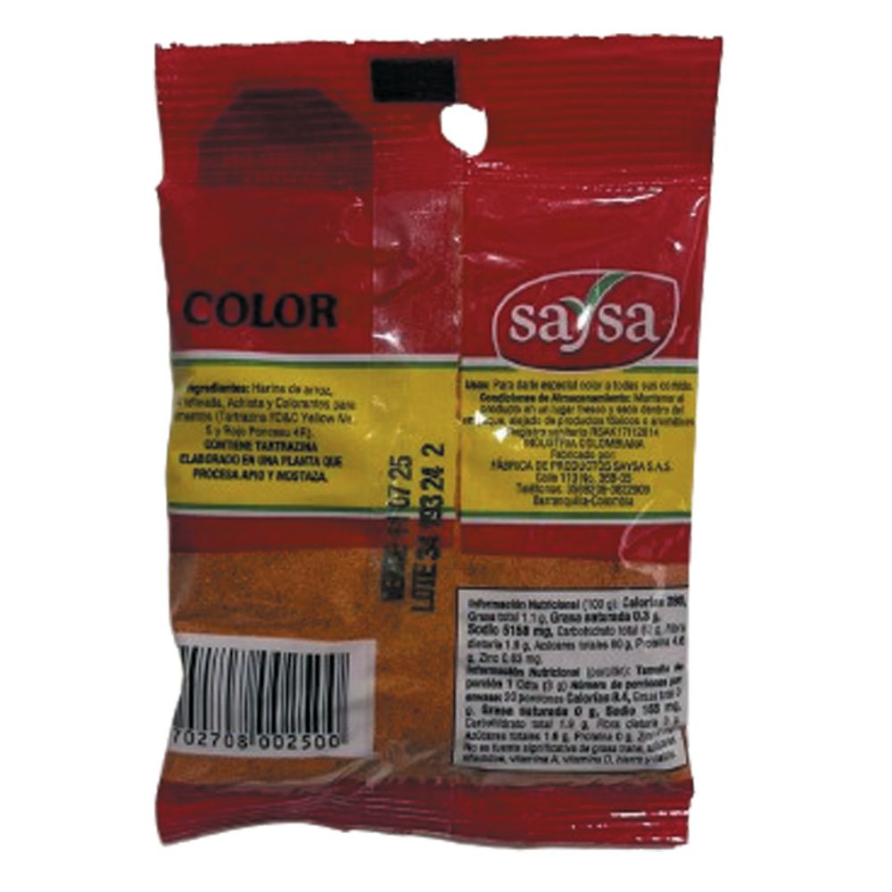 Color SAYSA mezcla de colorantes (60  gr) img #2