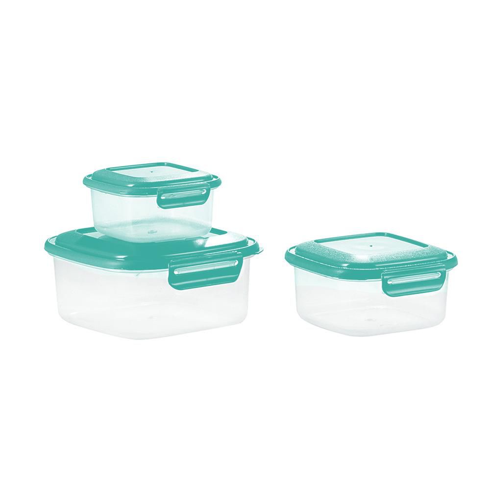 Set X 3 Recipientes Click Turquesa VANYPLAS 60931 img #1