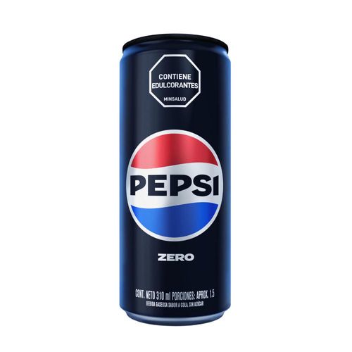 Gaseosa PEPSI cero lata (310  ml)