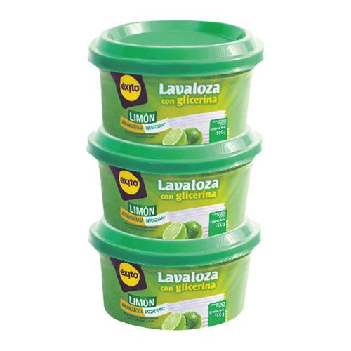 Lavaloza EXITO MARCA PROPIA en crema con glicerina limón (1500  gr)