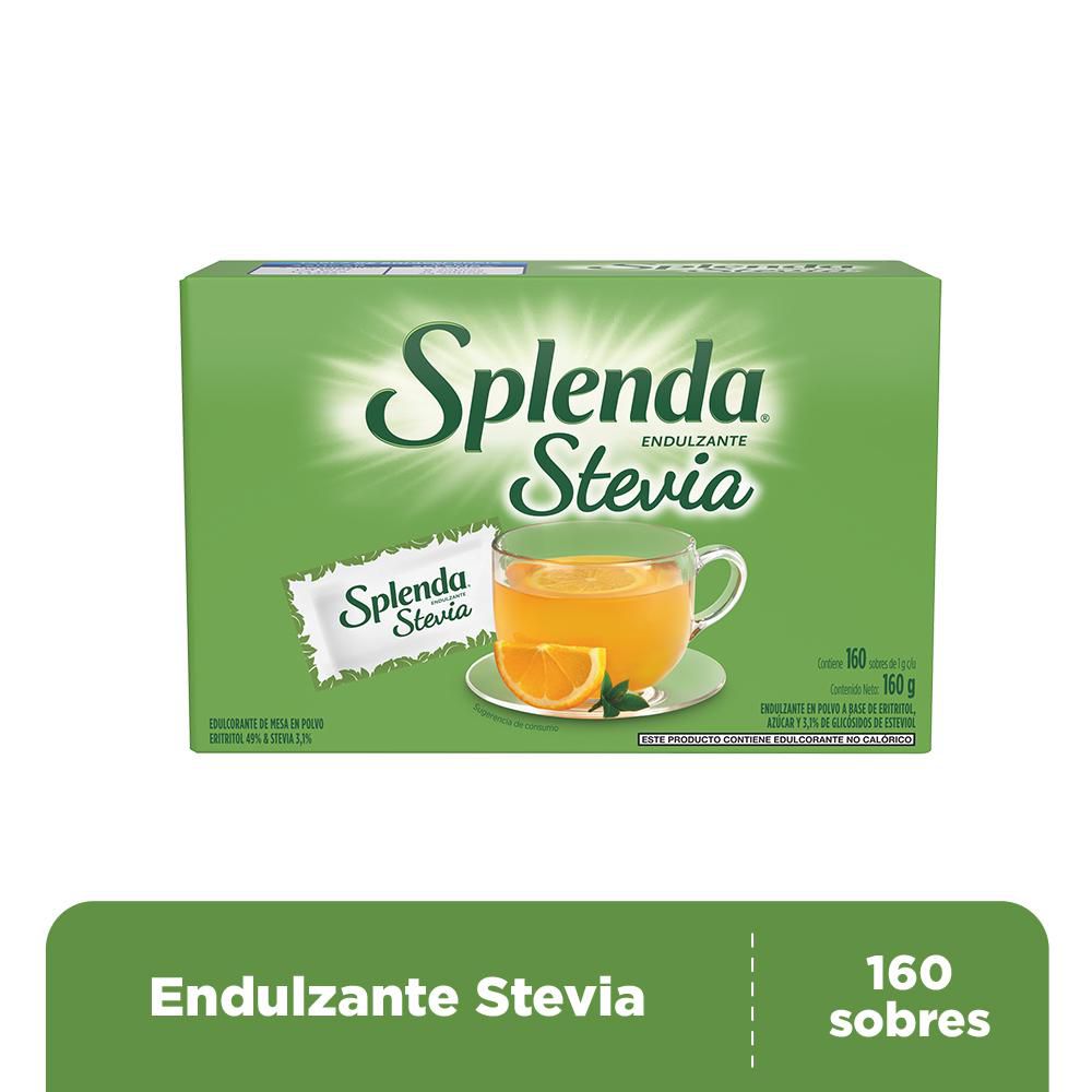 Endulzante SPLENDA stevia 160 sobres (160  gr) img #1