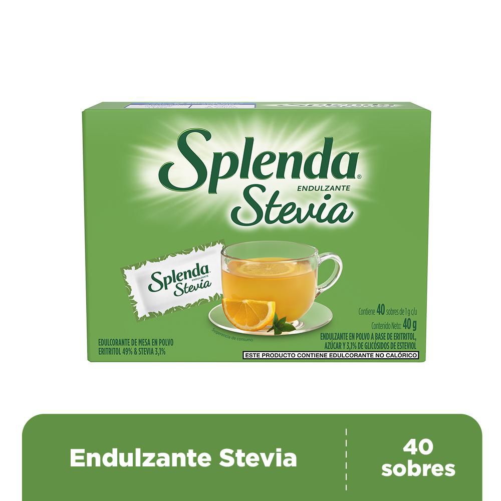 Endulzante SPLENDA stevia 40 sobres (40  gr) img #1
