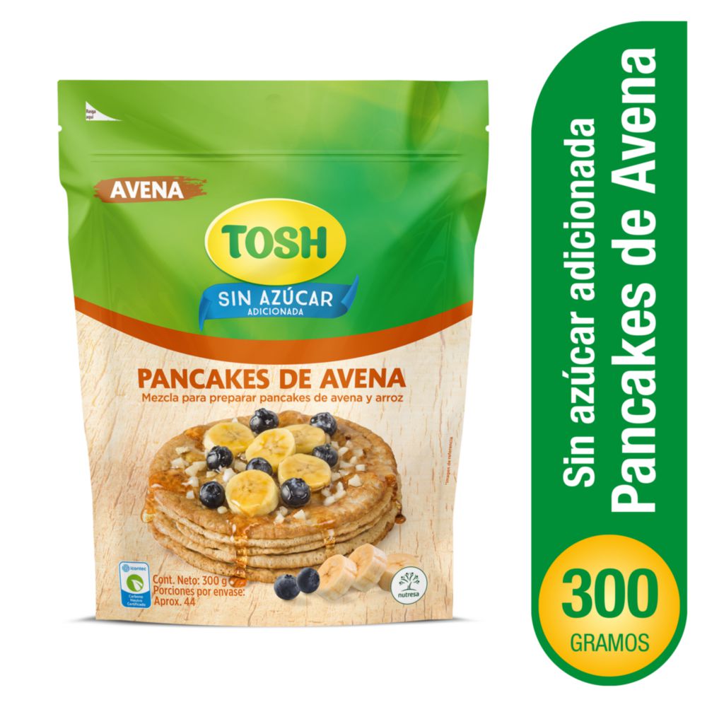 Mezcla en polvo TOSH para pancakes de avena (300  gr) img #1