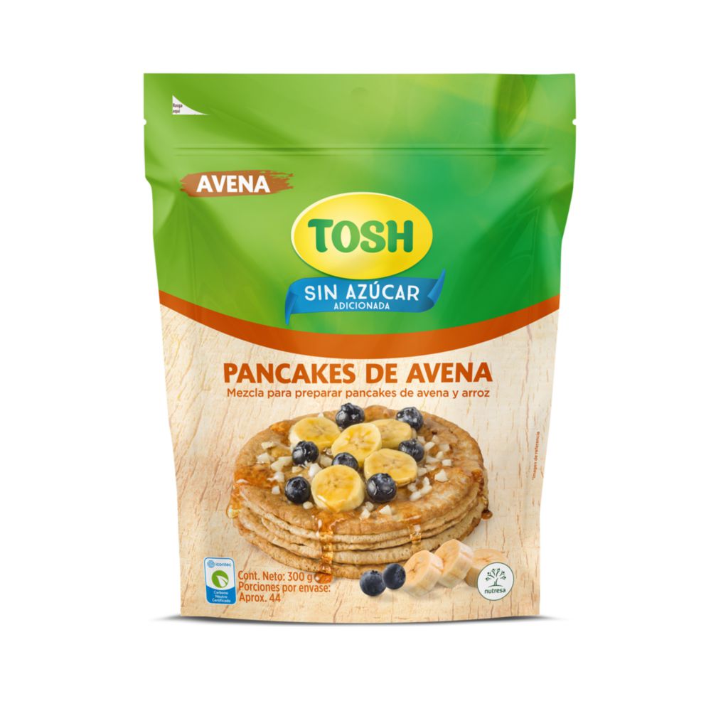 Mezcla en polvo TOSH para pancakes de avena (300  gr) img #2