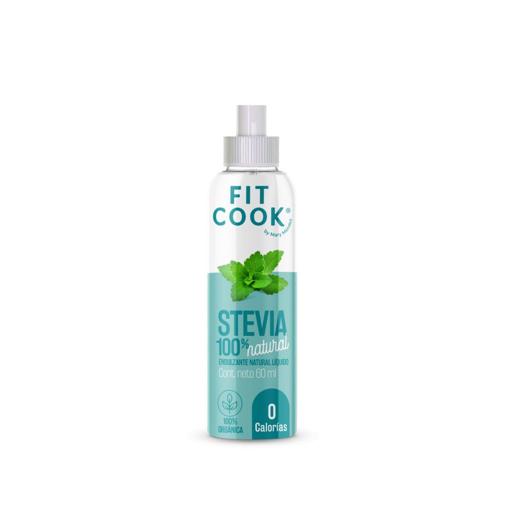 Endulzante FITCOOK líquido stevia natural (60  ml) img #1