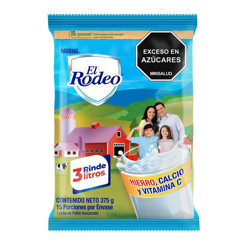Leche EL RODEO en polvo azucarada (375  gr) img #2