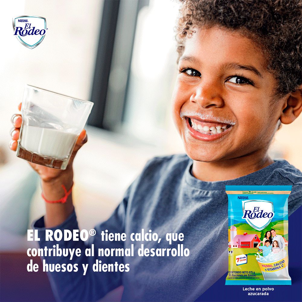 Leche EL RODEO en polvo azucarada (375  gr) img #5