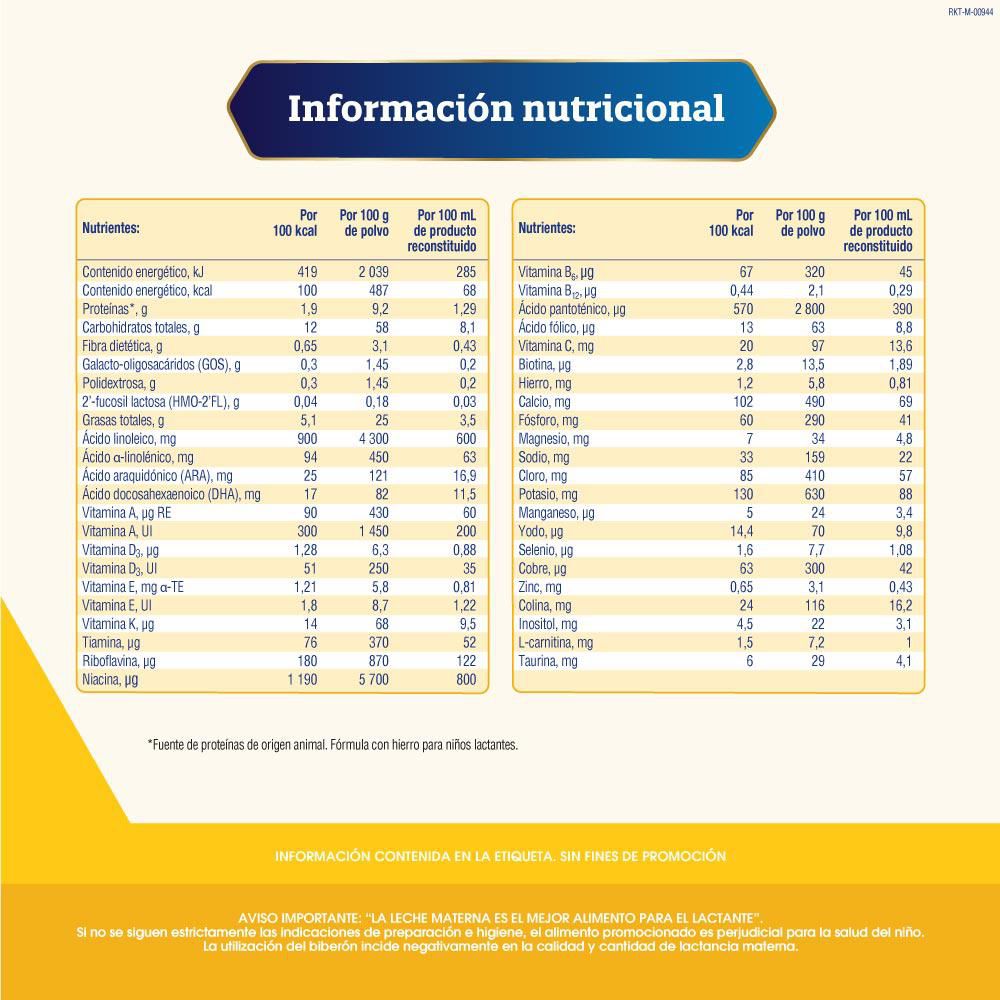 Fórmula infantil ENFAMIL infantil etapa 1 06 meses (1650  gr) img #2