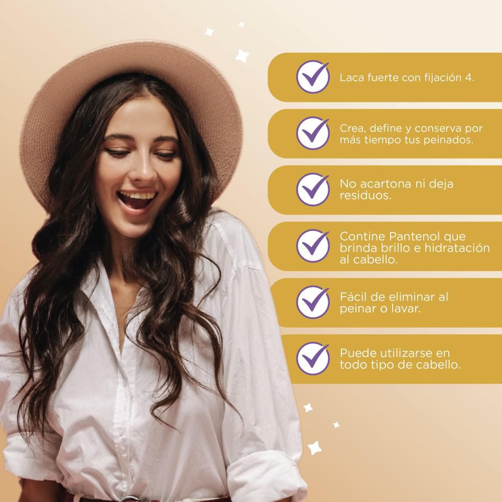 Laca KLEER LAC fuerte control frizz (250  ml) img #3