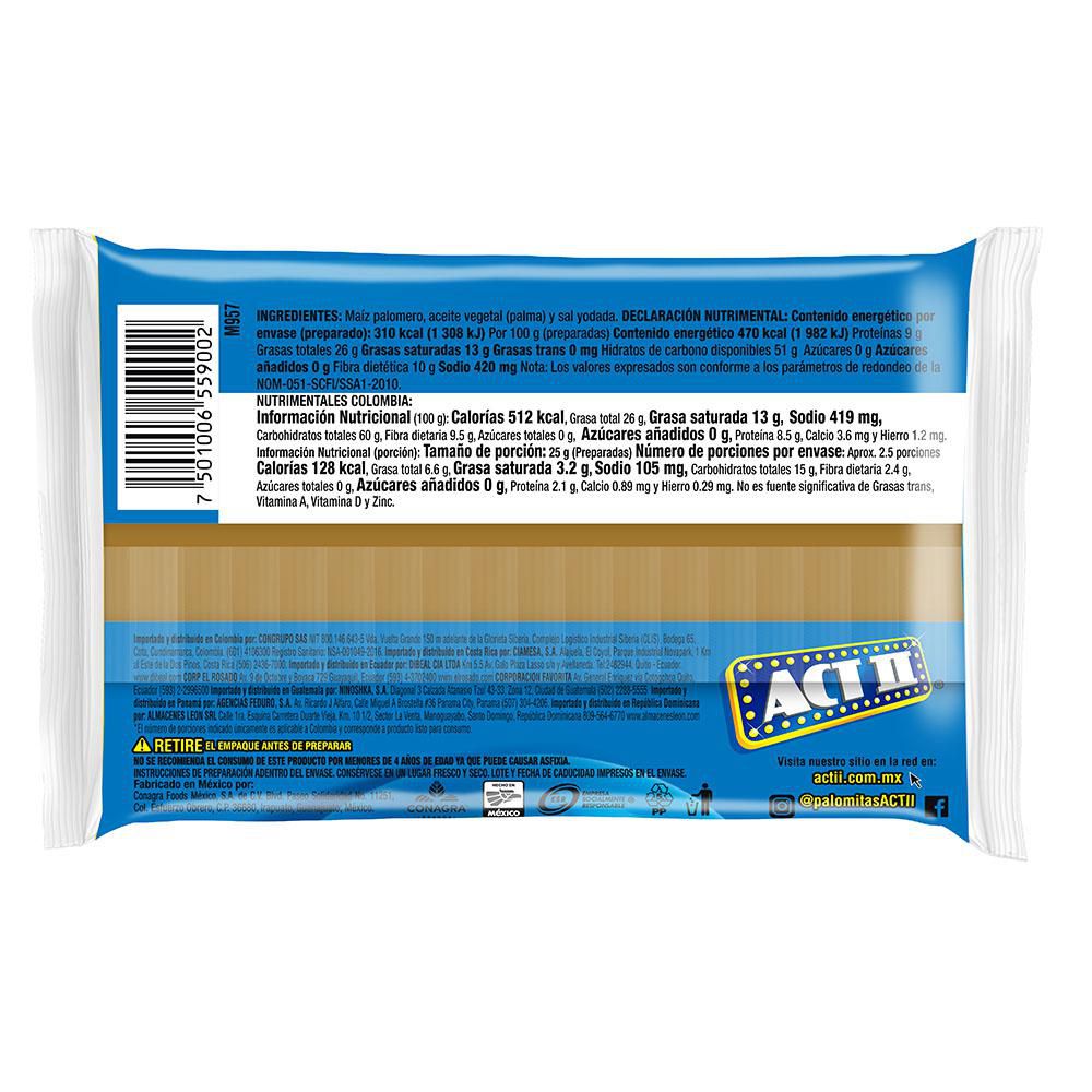 Palomitas Natural ACT II 80  gr img #2