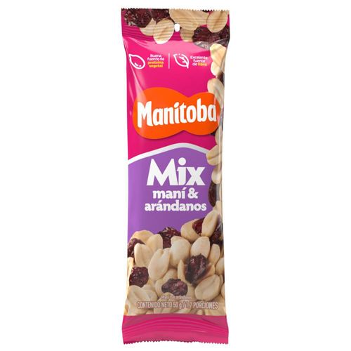 Frutos secos MANITOBA maní arándanos (50  gr)