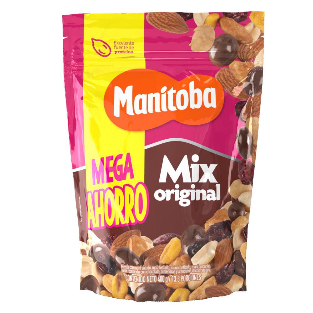 Mezcla frutos secos MANITOBA mix original (400  gr) img #1