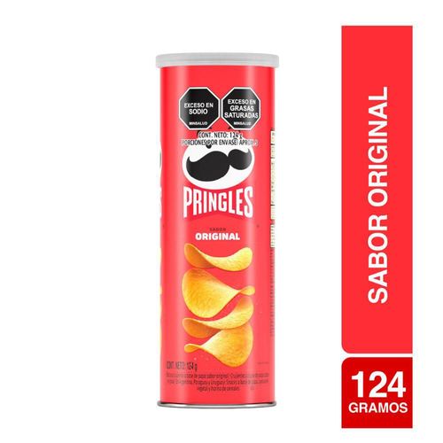 Papas PRINGLES sabor original crujientes (124  gr)