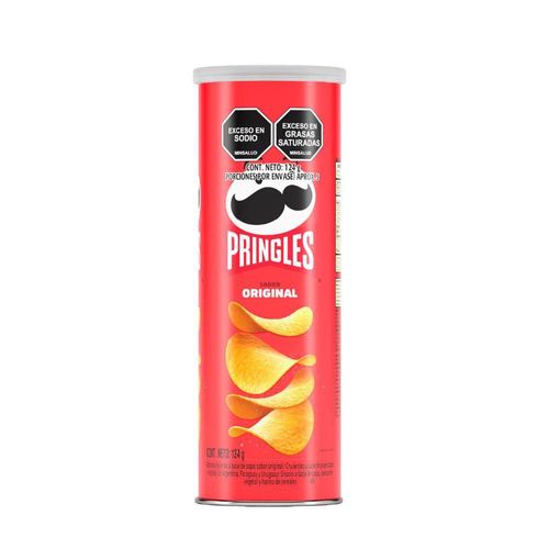 Papas PRINGLES sabor original crujientes (124  gr)