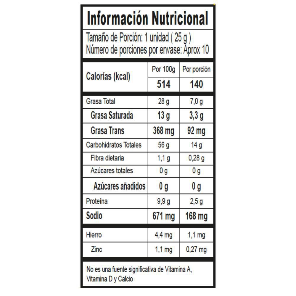 Trocipollo CHEFRITO palitos de harina de trigo fritos (240  gr) img #2