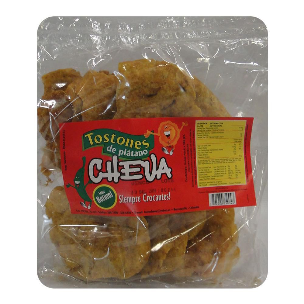 Platanitos CHEVA sabor natural crocantes (242  gr) img #1