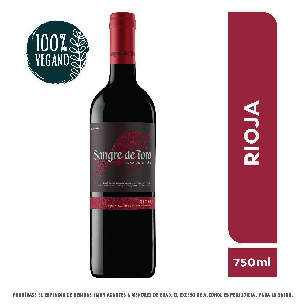 Vino tinto TORRES 100% vegano rioja  (750  ml) img #1