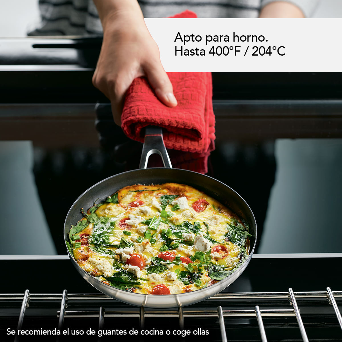 Sartén 20cm, acero inoxidable, placa de inducción, KitchenAid. img #10