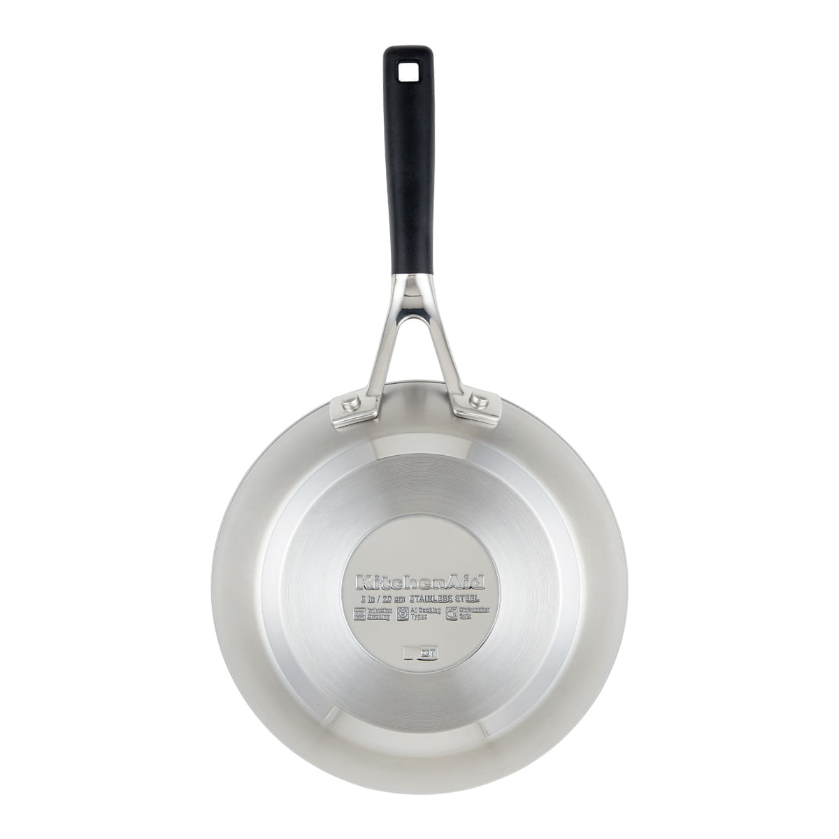 Sartén 20cm, acero inoxidable, placa de inducción, KitchenAid. img #2