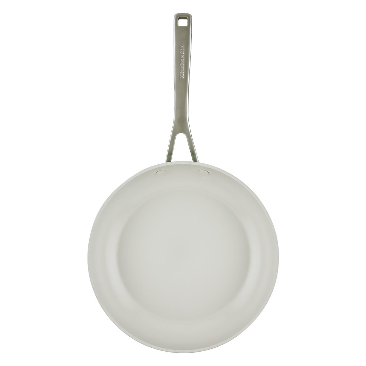 Sartén anodizado duro, antiadherente cerámico, mango en acero inox, KitchenAid. img #2