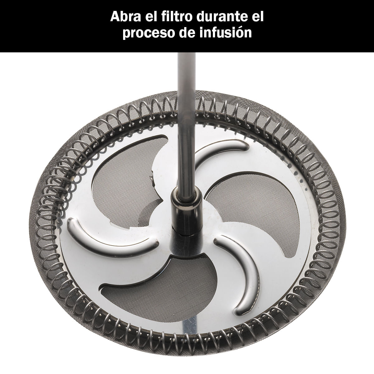 Cafetera de prensa francesa, 8 tazas, color bronce, BonJour Maximus. img #7