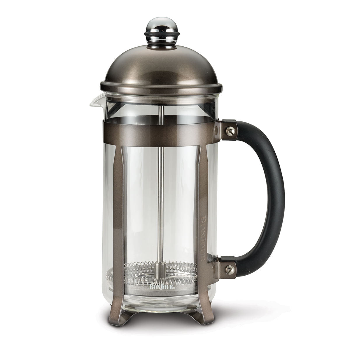 Cafetera de prensa francesa, 8 tazas, color bronce, BonJour Maximus. img #1