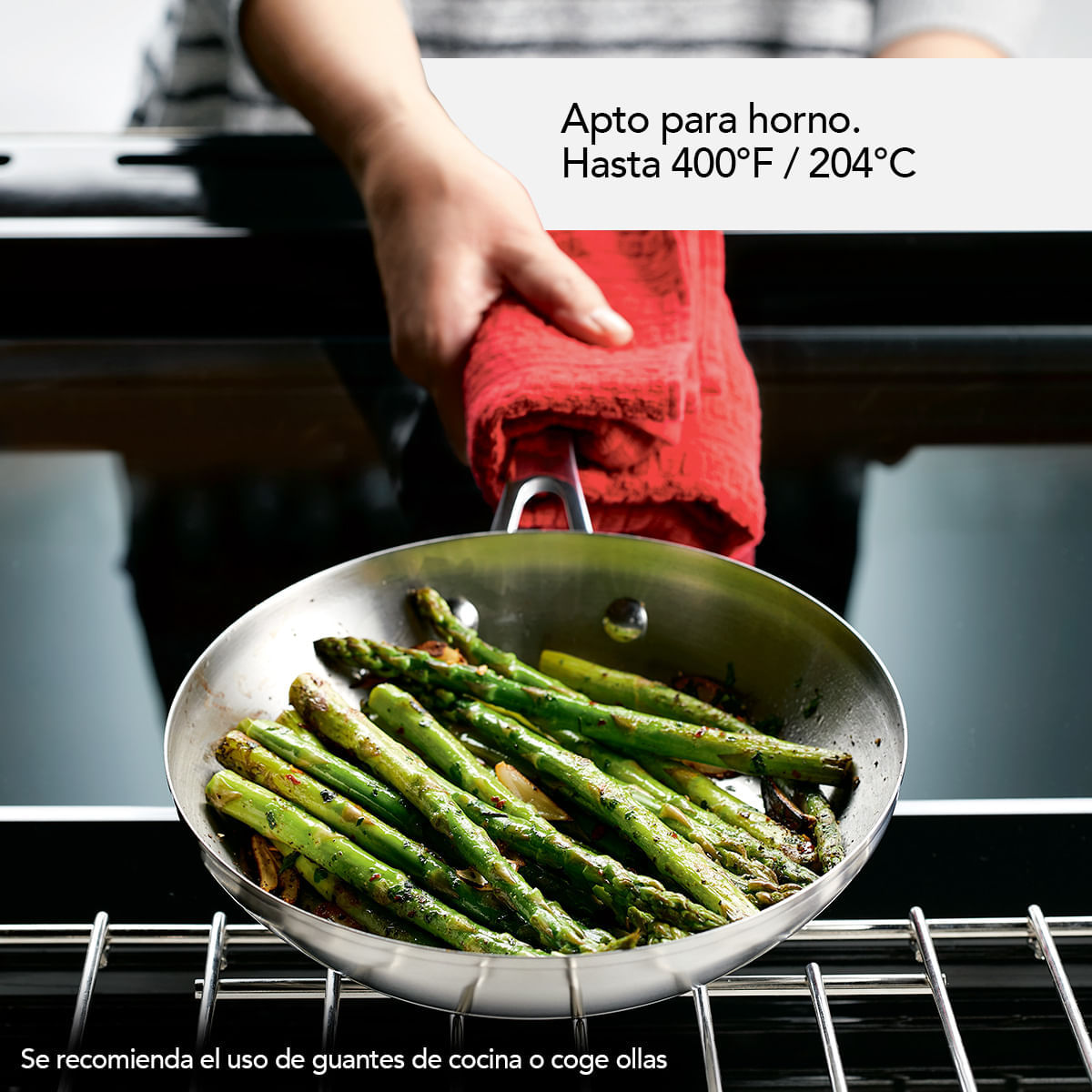 Juego de Ollas 10Pzs, acero inoxidable, placa de inducción, KitchenAid. img #9