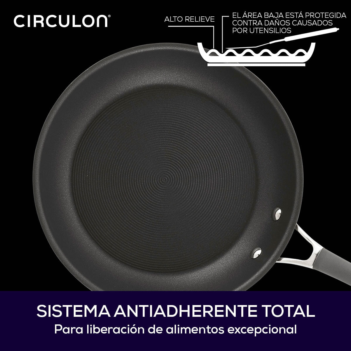 Juego de Ollas 10 pzs. Aluminio anodizado antiadherente. Circulon img #9