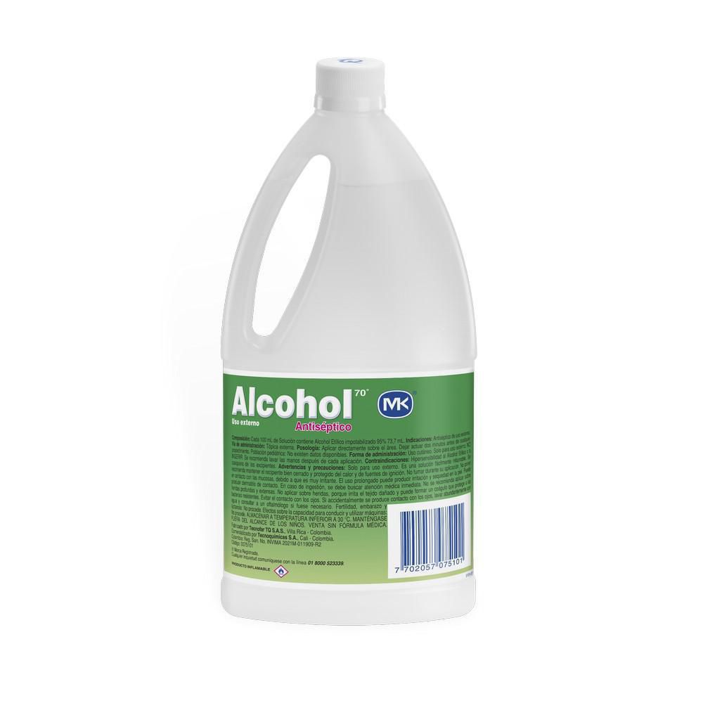 Alcohol ALCOHOL MK antiséptico rápida desinfección (700  ml) img #3